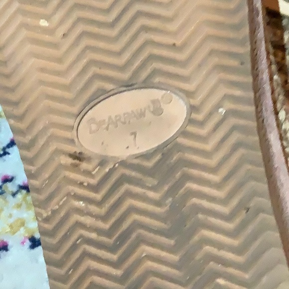 BearPaw Sweater Knit Tall Boots Tan Size 7 - Picture 6 of 6